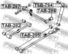 FEBEST TAB-282 Control Arm-/Trailing Arm Bush